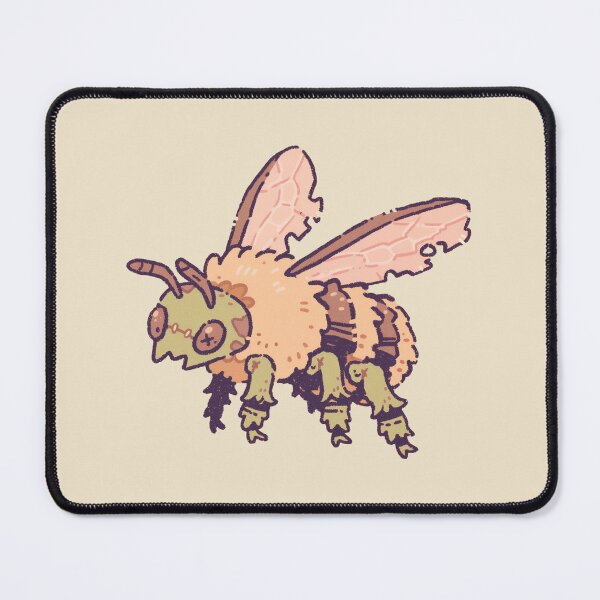 Item preview, Zombie Bee Zombee, pastel cartoon undead bumblebee illustration designed and sold by Magnificent Lizard.