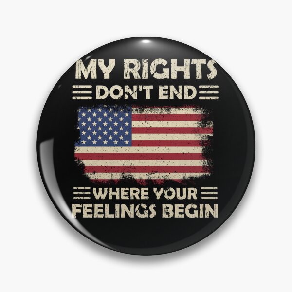 Item preview, My Rights Don't End Where Your Feelings Begin - Flag  designed and sold by emilzalero.