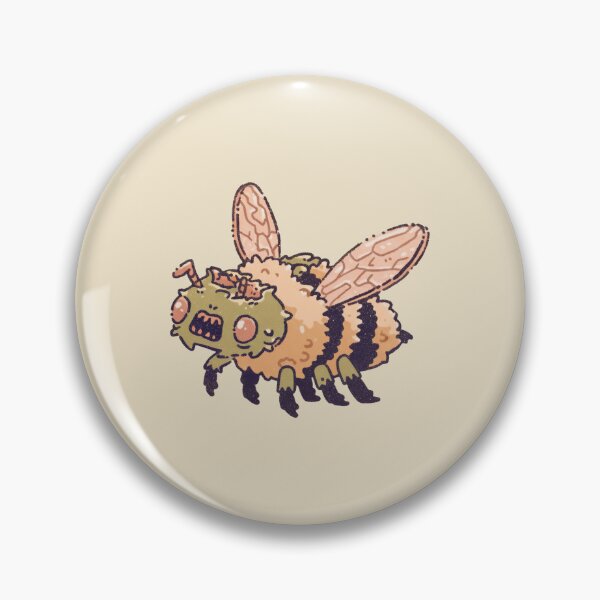 Item preview, Zombie Bee Zombee, cute creepy cartoon bumblebee illustration designed and sold by Magnificent Lizard.