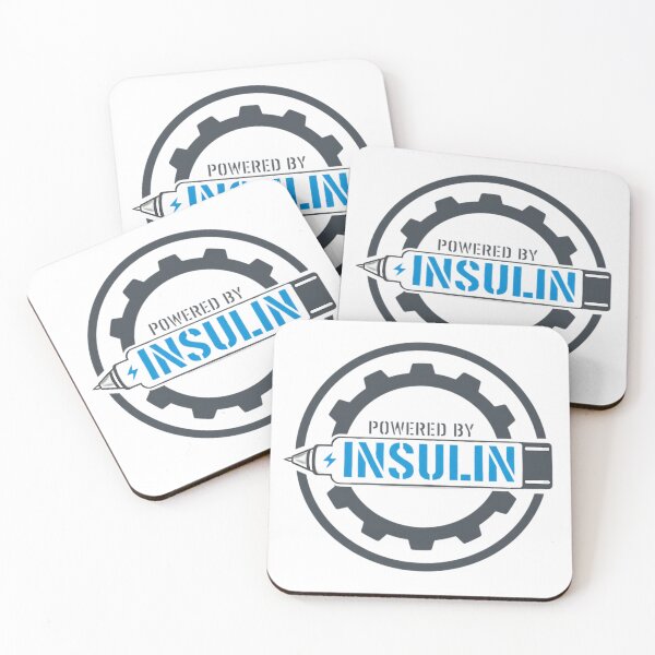 Item preview, Powered By Insulin - T1D designed and sold by Joyful-Park.
