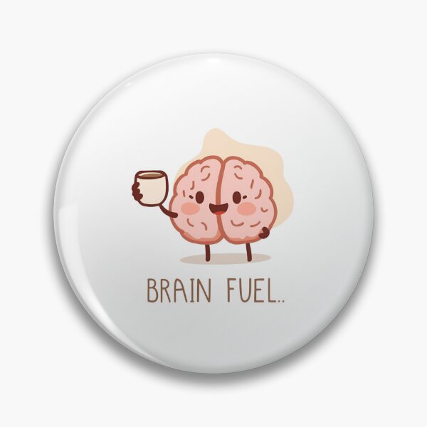 Item preview, Brain Fuel – Minimalist Coffee Brain Design designed and sold by Merch By Style.