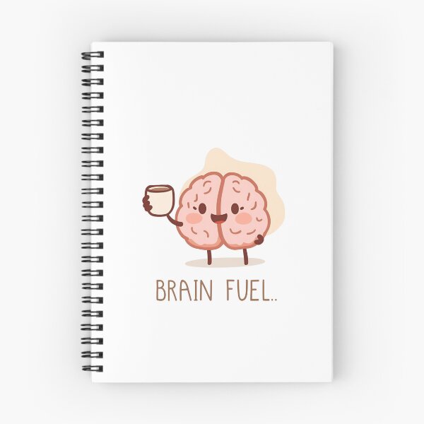Item preview, Brain Fuel – Minimalist Coffee Brain Design designed and sold by Merch By Style.
