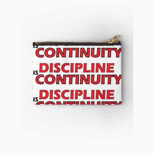 Item preview, discipline is continuity designed and sold by Positive Mindzet!.
