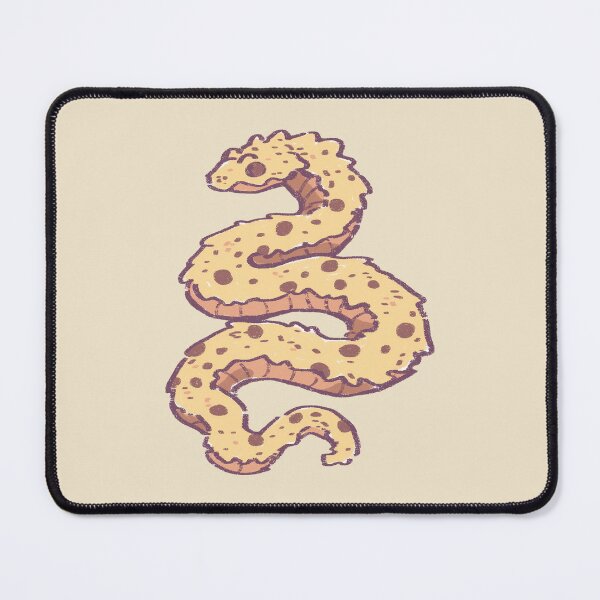 Item preview, Yellow Cheetah Snake, playful textured illustration designed and sold by Magnificent Lizard.