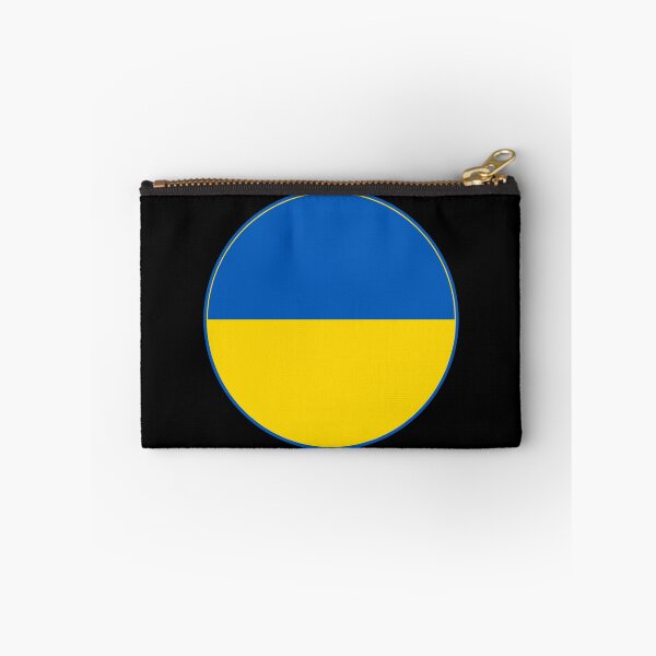 Item preview, Ukraine Flag Circle Blue Yellow Bicolor Design designed and sold by NTGUILTY.