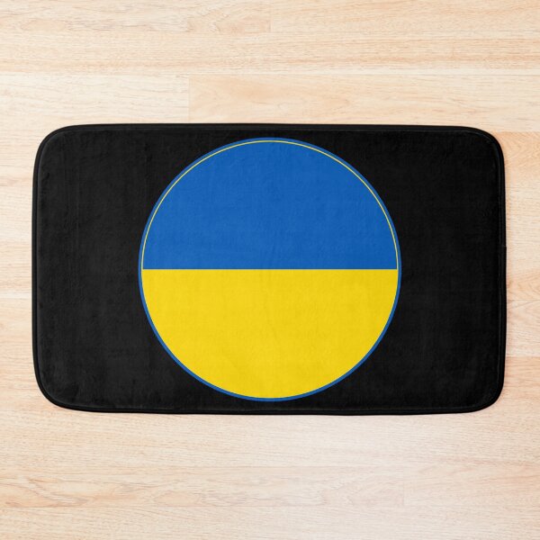 Item preview, Ukraine Flag Circle Blue Yellow Bicolor Design designed and sold by NTGUILTY.