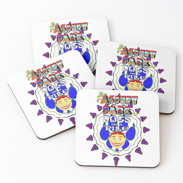 Item preview, Dogs in a Pile - Hello from Asbury Park, NJ  designed and sold by TheGratefulHead.