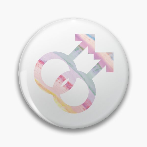 Item preview, Abstract Pastel Rainbow Gay Pride Mars Symbol (MLM) designed and sold by RyanGDesign.