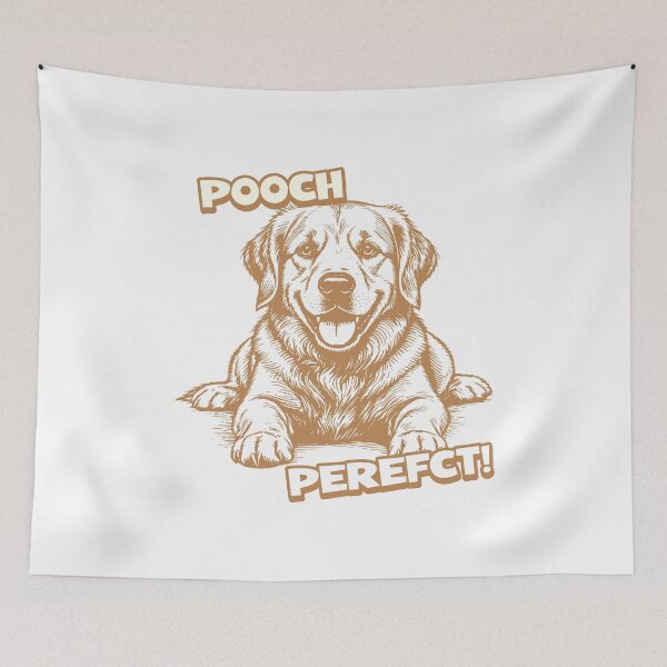 Item preview, Pooch Perefct! Funny Dog Lover Pun | Cute Canine Humor Graphic | Perfect Pet Owner Gift designed and sold by NSB-Design.
