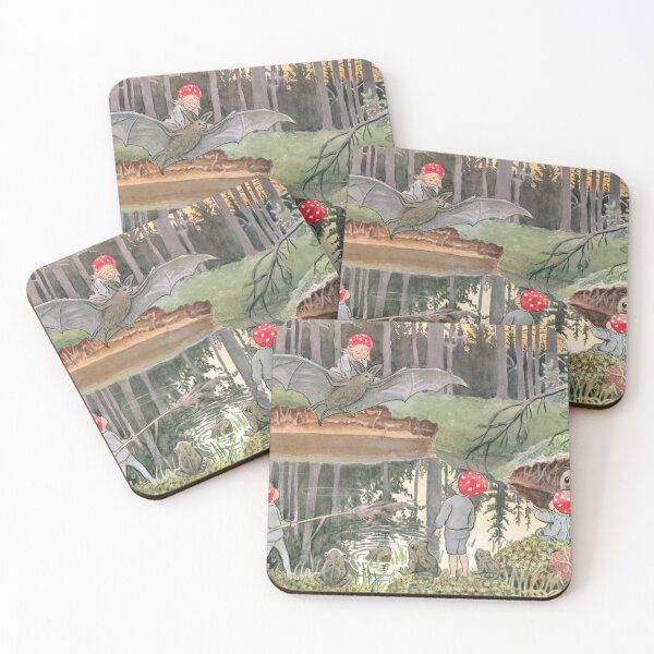 Item preview, Elsa Beskow Children of the Forest with Woodland Friends designed and sold by Deannaboh.