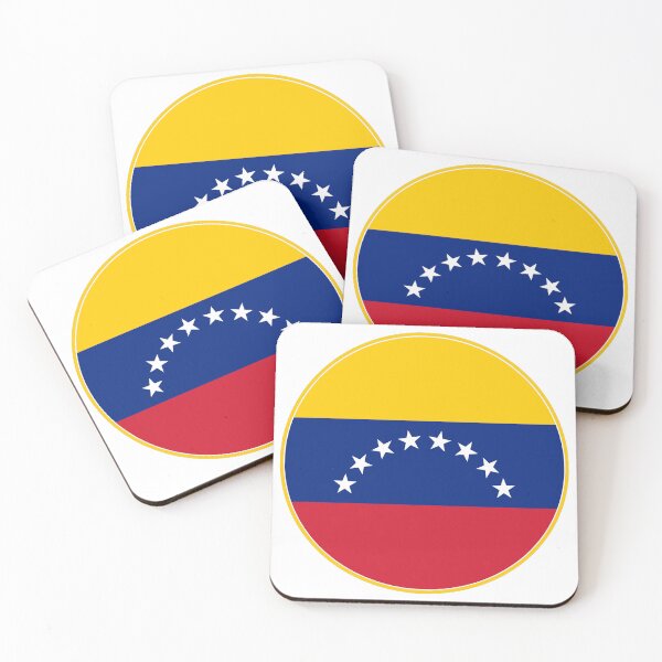 Item preview, Venezuela Flag Circle Yellow Blue Red Eight Stars designed and sold by NTGUILTY.