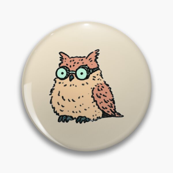 Item preview, Steampunk Owl Goggles, whimsical illustrative owl designed and sold by Magnificent Lizard.