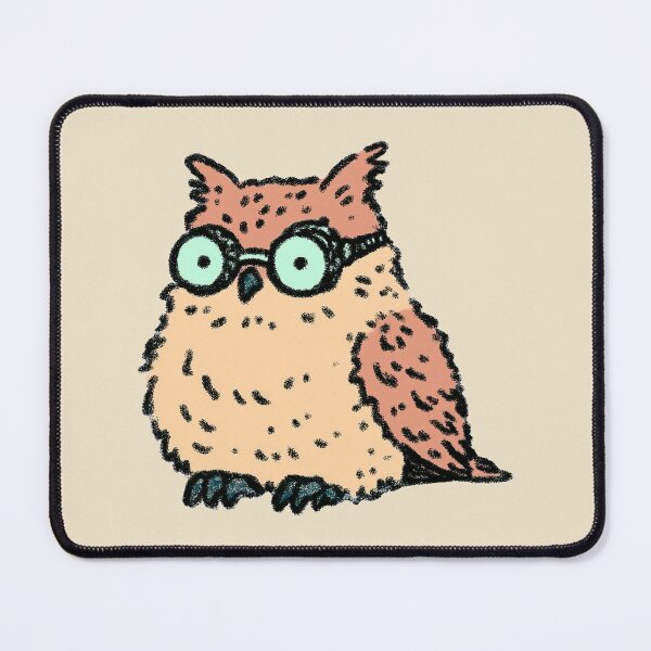Item preview, Steampunk Owl Goggles, whimsical illustrative owl designed and sold by Magnificent Lizard.