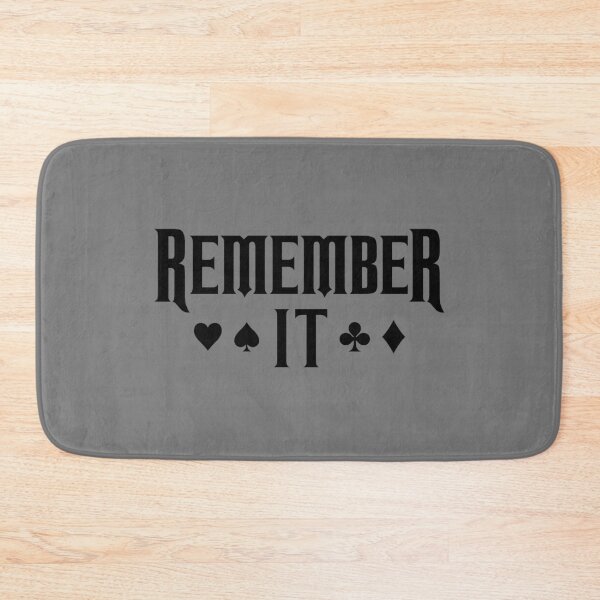 Item preview, Remember It Black designed and sold by MinimalGeekery.