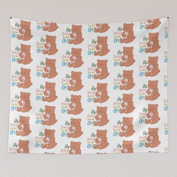 Item preview, Bear hug - it’s going to be OK  designed and sold by lisadoodlesart.