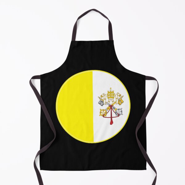 Item preview, Vatican City Flag Circle Yellow White Keys Tiara designed and sold by NTGUILTY.