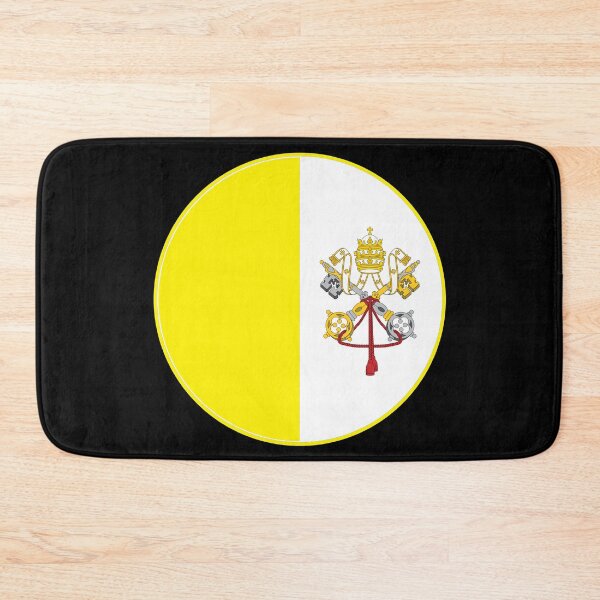 Item preview, Vatican City Flag Circle Yellow White Keys Tiara designed and sold by NTGUILTY.