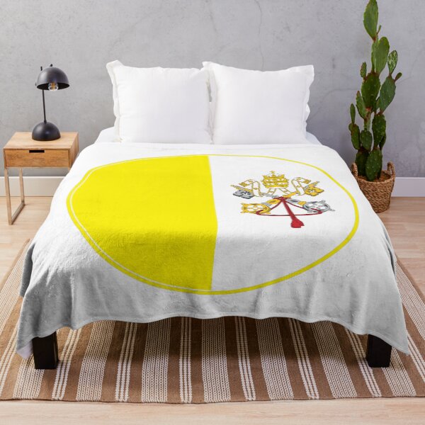 Item preview, Vatican City Flag Circle Yellow White Keys Tiara designed and sold by NTGUILTY.