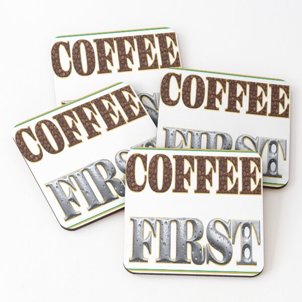 Item preview, The First Sip-Coffee First-Typography-Mindful-Emotional-Coffee Lover designed and sold by PVTCreations.