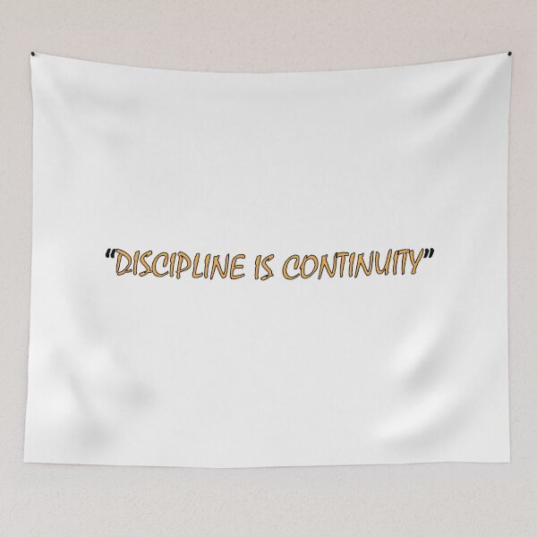 Item preview, "Discipline is Continuity" designed and sold by Positive Mindzet!.