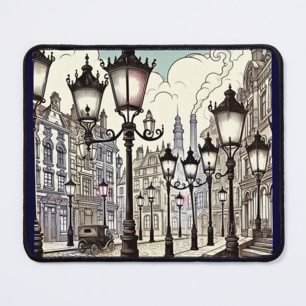 Item preview, Echoes of Industry – A Vintage Street Lined with Time designed and sold by daweave77.