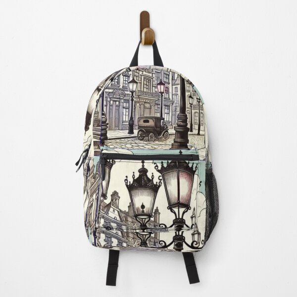 Item preview, Echoes of Industry – A Vintage Street Lined with Time designed and sold by daweave77.