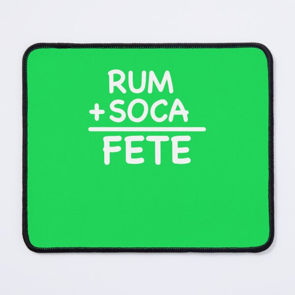 Item preview, Rum-Plus-Soca-Equals-Fete-Trinidad-Soca-2020-T-Shirt designed and sold by KetaPriedite5.
