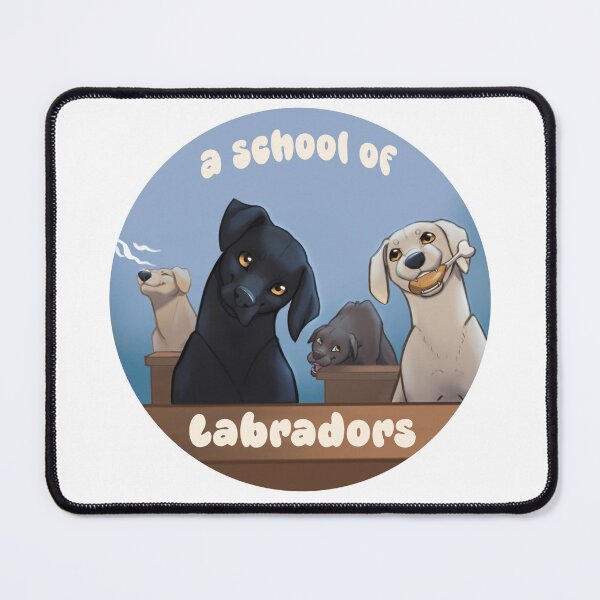 Item preview, A School of Labradors designed and sold by IronyFerrum.