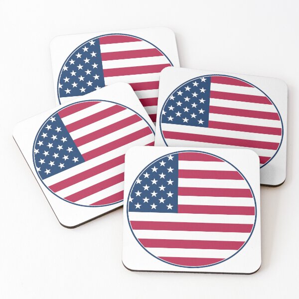 Item preview, USA Flag Circle Stars Stripes Red White Blue designed and sold by NTGUILTY.