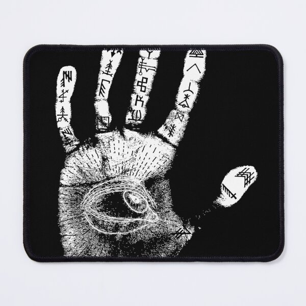 Item preview, All Seeing Eye - Esoteric Hand Print in White Ink designed and sold by 8thSin.