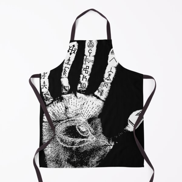 Item preview, All Seeing Eye - Esoteric Hand Print in White Ink designed and sold by 8thSin.