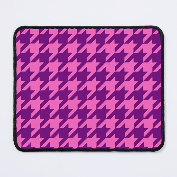 Item preview, Pink Purple Houndstooth Check Pattern Design designed and sold by PatternTitan.