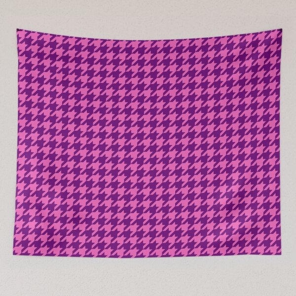 Item preview, Pink Purple Houndstooth Check Pattern Design  designed and sold by PatternTitan.