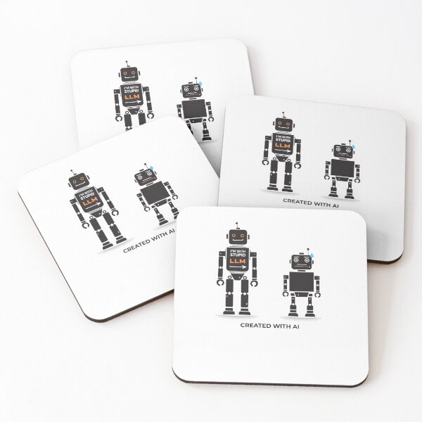Item preview, I’m With Stupid (LLM) — Created With AI designed and sold by MaxVibesWear.