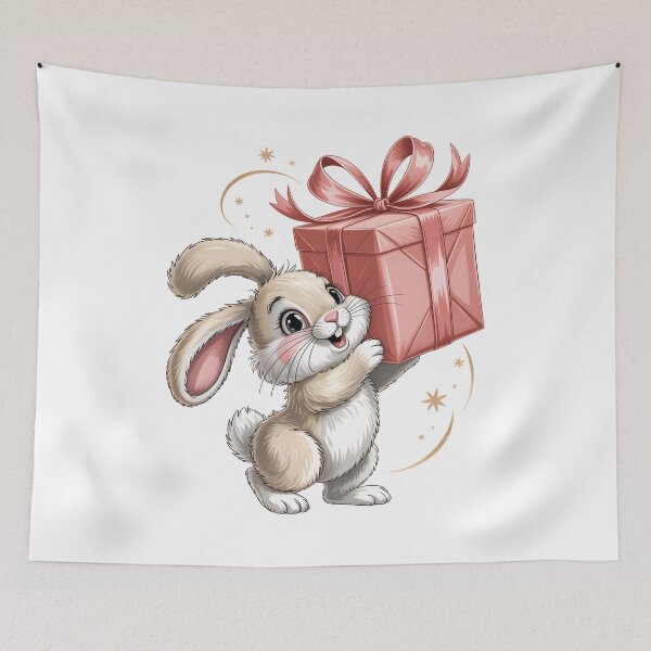 Item preview, Bunny Gift Fumble designed and sold by SignumShop.