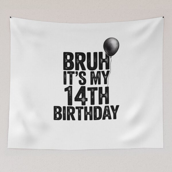 Item preview, Bruh It's My 14th Birthday Baseball Party 14 Year Old Boys  designed and sold by THagBlue.