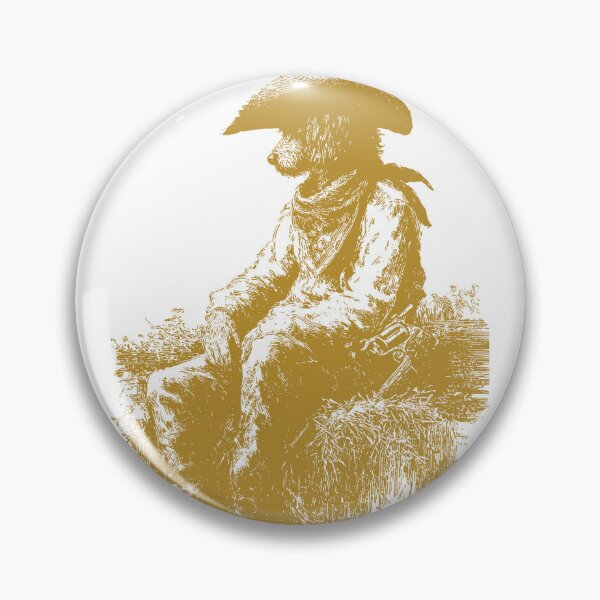 Item preview, Maltese Cowboy on Hay Bale designed and sold by Flying Doggo.