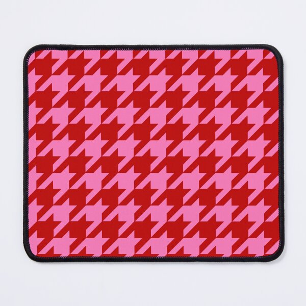Item preview, Red Pink Houndstooth Check Pattern Design designed and sold by PatternTitan.