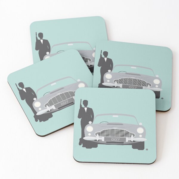 Item preview, 1960s Secret Agent Car – Classic Spy Movie Illustration designed and sold by Bram Donker.