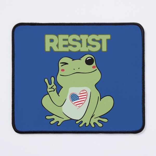 Item preview, The Resistance Frog for Democracy designed and sold by vwagenet.
