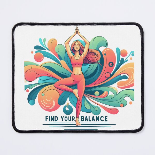 Item preview, yoga balance, serenity, yoga tee, yoga class designed and sold by TrueArtVibes.