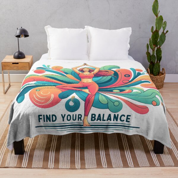 Item preview, yoga balance, serenity, yoga tee, yoga class designed and sold by TrueArtVibes.