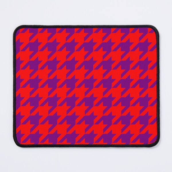 Item preview, Red Purple Houndstooth Check Pattern Design designed and sold by PatternTitan.