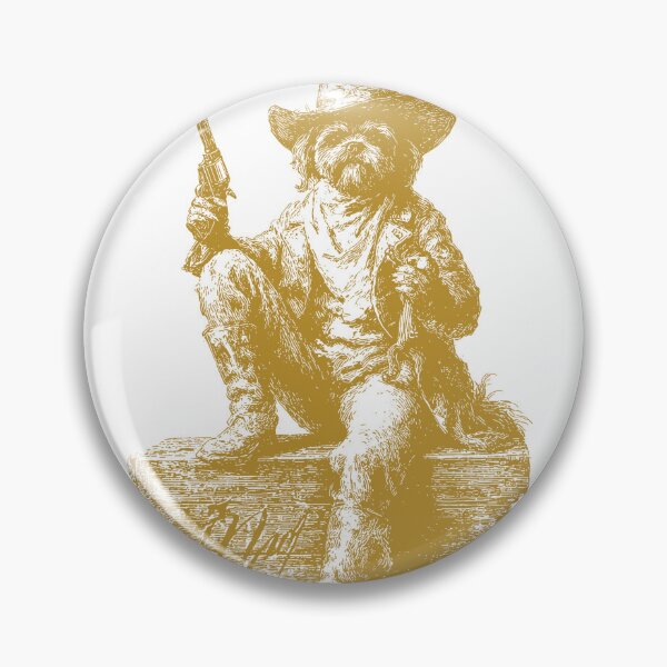 Item preview, Shih Tzu Cowboy on Wooden Crate designed and sold by Flying Doggo.