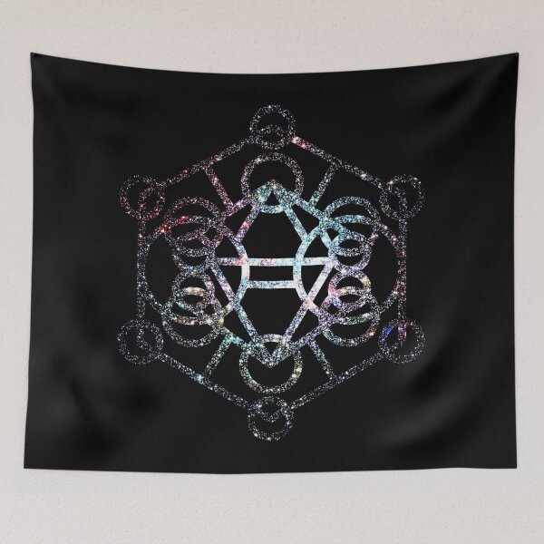 Item preview, Sacred geometric symbol with space galaxy and stars designed and sold by mrhighsky.
