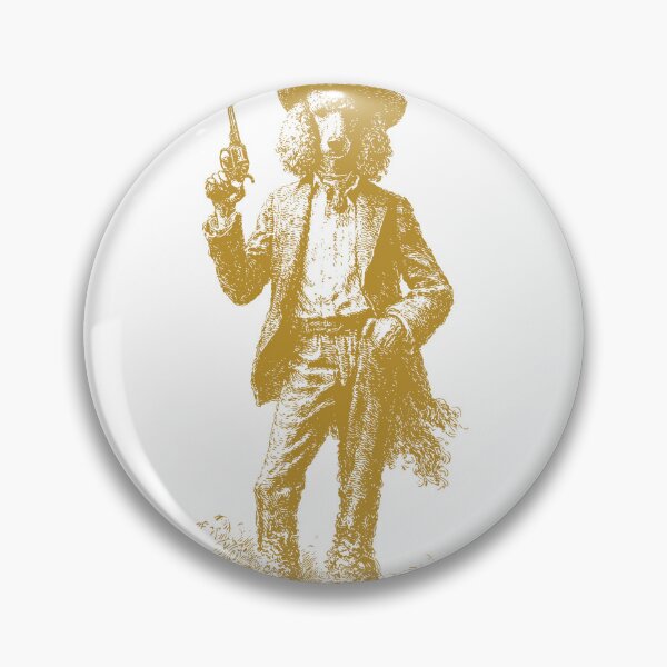 Item preview, Elegant Standard Poodle Cowboy Art designed and sold by Flying Doggo.