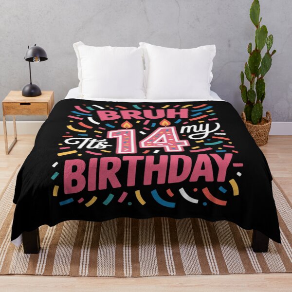 Item preview, Bruh It's My 14th Birthday Girls 14 Years Old Birthday Kids  designed and sold by THagBlue.