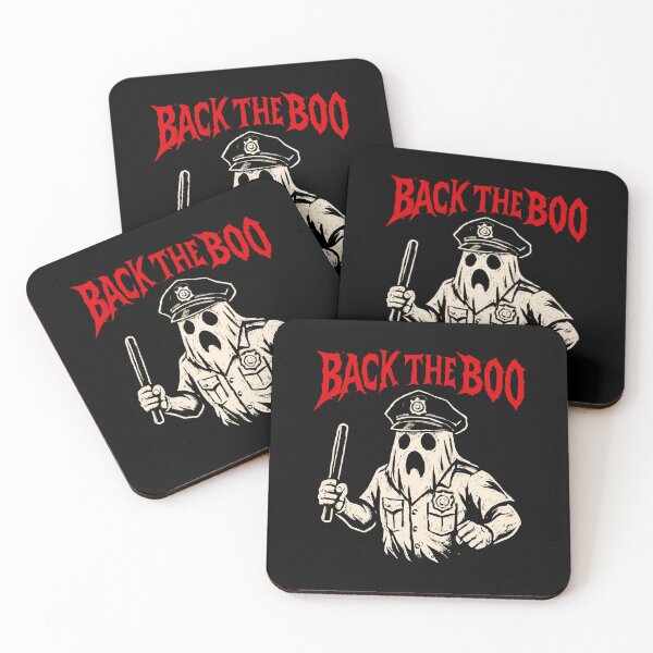 Item preview, Back the Boo Horror Ghost Cop Design designed and sold by wrestletoys.