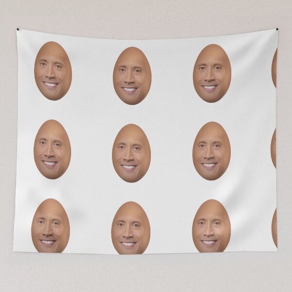 Item preview, dwayne "the Egg" Johnson designed and sold by Shrewd Mood.