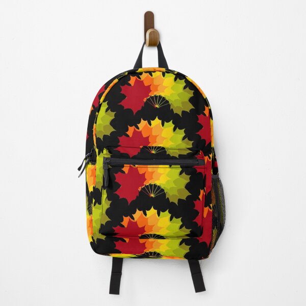Item preview, Colorful Autumn Maple Leaf Fan – Fall Nature Design designed and sold by ZorianArt.